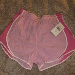 Lauren James Pink Seersucker Shorts Large